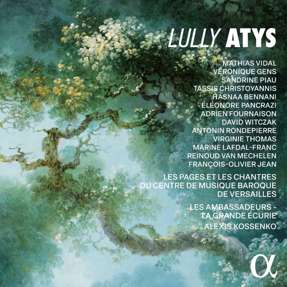 Mathias Vidal, Les Embassadeurs - La Grande Écurie, Jean-Baptiste Lully (1632-1687), Mathias Vidal, … - Atys 3 CDs