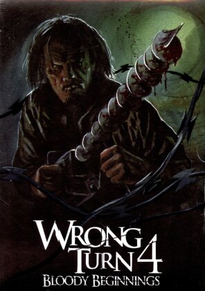Wrong Turn 4: Bloody Beginnings (2011) (Cover B, Wattiert, Limited Edition, Mediabook, Uncut, 4K Ultra HD + Blu-ray)