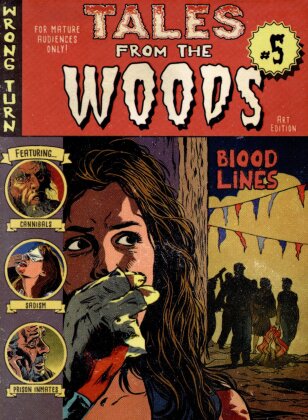 Wrong Turn 5: Bloodlines (2012) (Cover D, Tales from the Woods, Limited Edition, Mediabook, Uncut, 4K Ultra HD + Blu-ray)