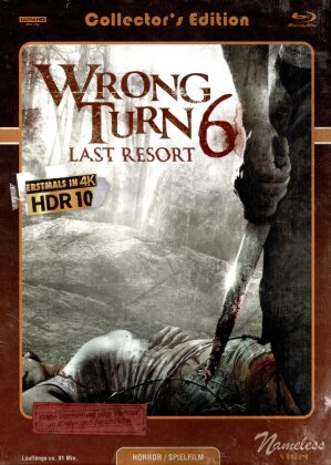 Wrong Turn 6: Last Resort (2014) (Cover C, Limited Collector's Edition, Mediabook, Uncut, 4K Ultra HD + Blu-ray)