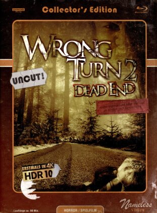 Wrong Turn 2: Dead End (2007) (Cover C, Limited Collector's Edition, Mediabook, Uncut, 4K Ultra HD + Blu-ray)