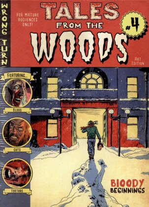 Wrong Turn 4: Bloody Beginnings (2011) (Cover D, Tales from the Woods, Limited Edition, Mediabook, Uncut, 4K Ultra HD + Blu-ray)