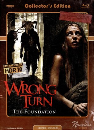 Wrong Turn: The Foundation (2021) (Cover C, Limited Collector's Edition, Mediabook, Uncut, 4K Ultra HD + Blu-ray)
