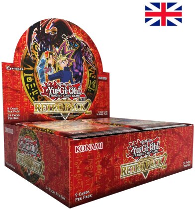 JCC - Booster - Retro Pack 2 - Yu-Gi-Oh! (24 boosters) (EN) - 9 cm