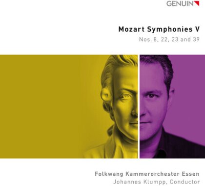 Folkwang Kammerorchester Essen, Wolfgang Amadeus Mozart (1756-1791) & Johannes Klumpp - Symphonies V - Nos. 8, 22, 23 and 39