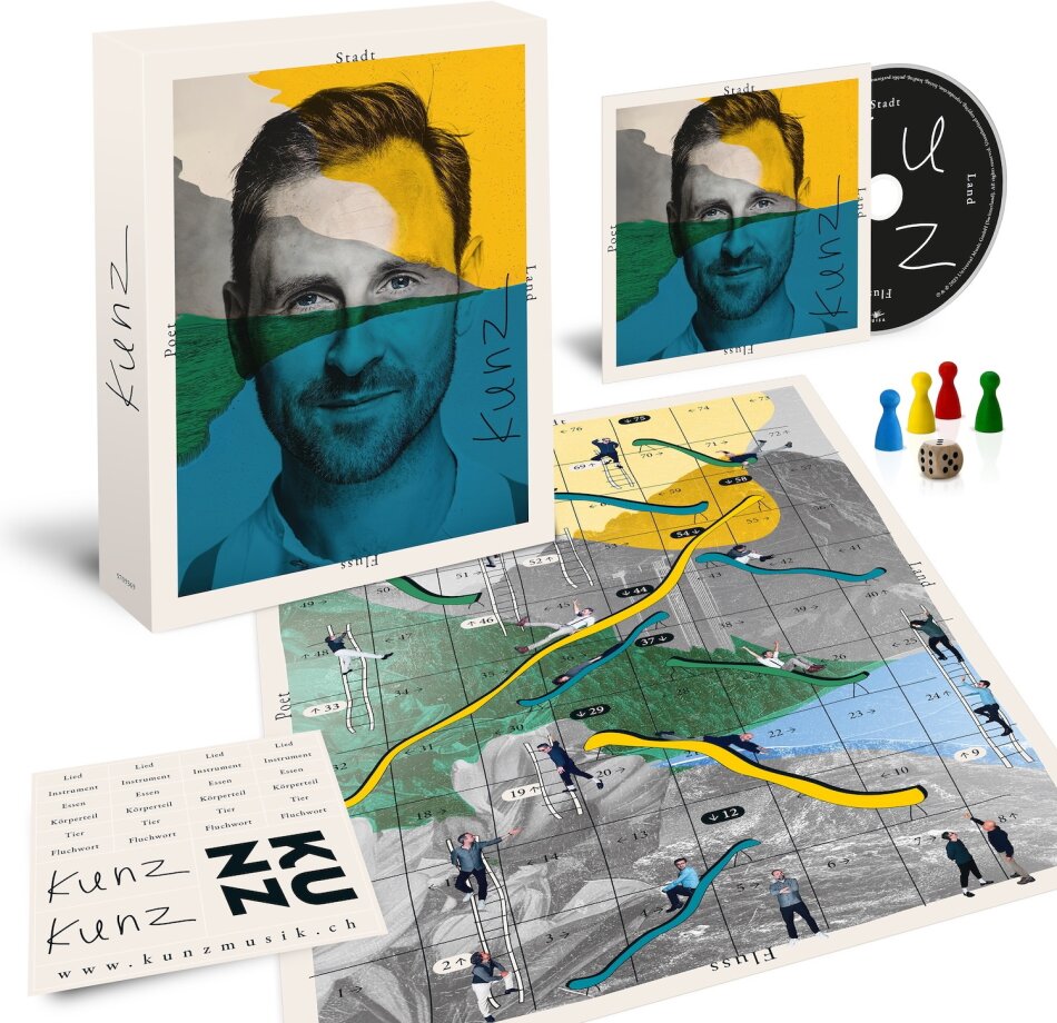 Kunz - Stadt Land Fluss Poet (CD & Spielbox)