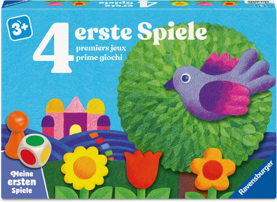4 erste Spiele - Kinderspiel ab 3 Jahre