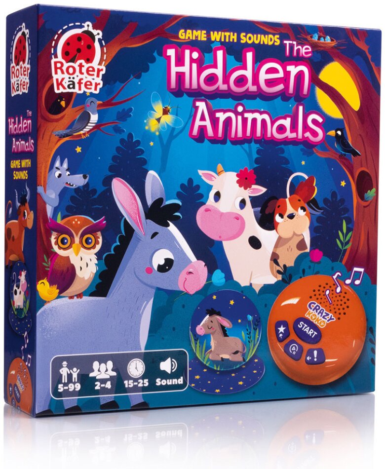 Lernspiel Roter Käfer mit Soundmodul Versteckte Tiere RK1220-02