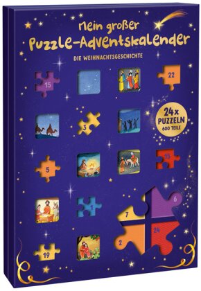 Mein großer Puzzle-Adventskalender - Die Weihnachtsgeschichte