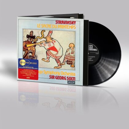 Igor Strawinsky (1882-1971), Sir Georg Solti & Chicago Symphony Orchestra (CSO) - Le Sacre Du Printemps (2027 Reissue, Decca Pure Analogue, LP)