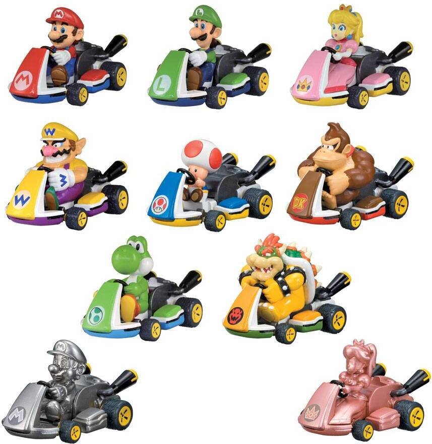 Mario Kart Rückzug-Autos Mystery Pack Display (12)
