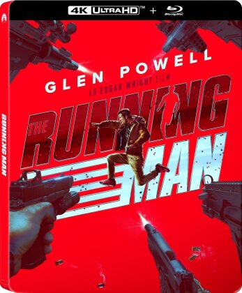 The Running Man (2025) (&Eacute;dition Limit&eacute;e, Steelbook, 4K Ultra HD + Blu-ray)