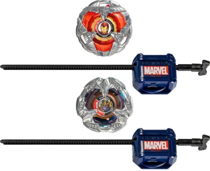 Beyblade X Marvel Collab Iron Man 4-80B vs. Thanos 4-60P
