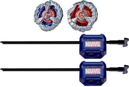 Beyblade X und Marvel Collab - Captain America 4-70GB vs. Red Hulk 1-80R