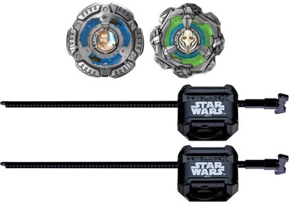 Beyblade X und Star Wars Collab - Obi-Wan Kenobi 4-60P vs. General Grievous 3-80HN