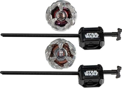 Beyblade X und Star Wars Collab The Mandalorian 3-60F vs. Moff Gideon 3-80N