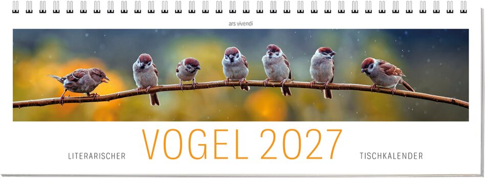 Tischkalender Vogel 2027