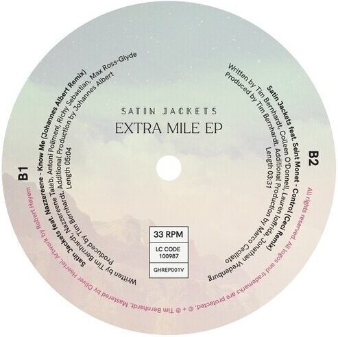 Satin Jackets - Extra Mile Ep 12" Maxi