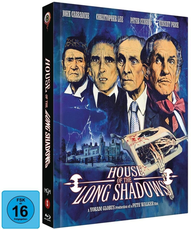 House of the Long Shadows (1983) Cover E, Pete Walker Collection, Limited Edition, Mediabook, Blu-ray + DVD
