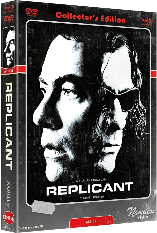 Replicant (2001) Cover C, Limited Collector's Edition, Mediabook, Blu-ray + DVD