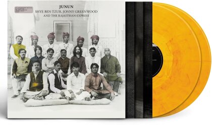Shye Ben-Tzur, Jonny Greenwood (Radiohead) & The Rajasthan - Junun (2026 Reissue, BMG Rights Management, Yellow & Orange Marble Vinyl, 2 LPs)