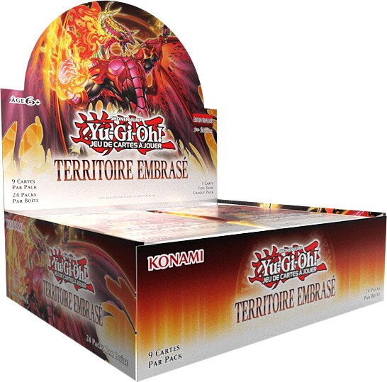 Yu-Gi-Oh! JCC - Display de Pack de Booster Territoire Embrasé (24 Boosters)