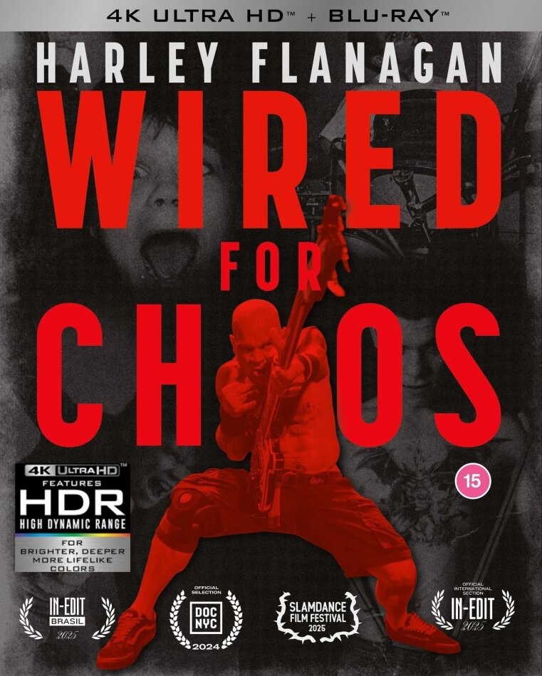 Harley Flanagan: Wired For Chaos (2024) Limited Edition, 4K Ultra HD + Blu-ray