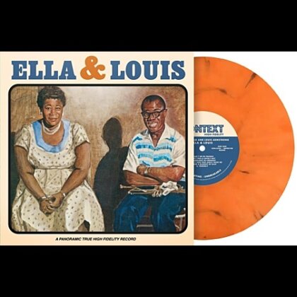 Ella Fitzgerald & Louis Armstrong - Ella & Louis (2026 Reissue, Second Records, Deluxe Edition, Orange Marble Vinyl, LP)