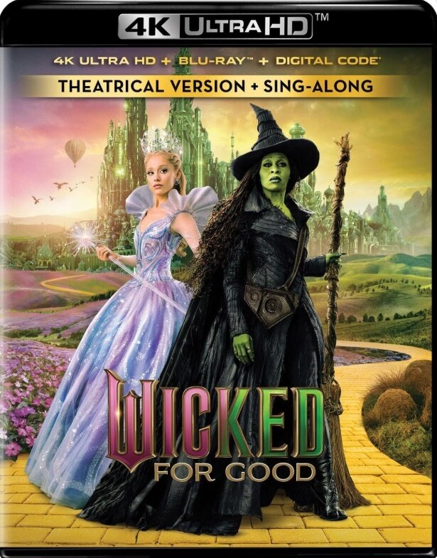 Wicked: Part 2 - For Good (2025) Sing-Along Edition, Cinema Version, 4K Ultra HD + Blu-ray
