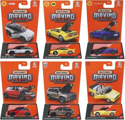 Matchbox - Matchbox Moving Parts 8 Piece L Asrt