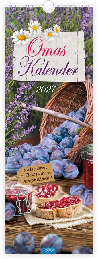 TRÖTSCH - Maxi-Streifenkalender Omas Kalender 2027
