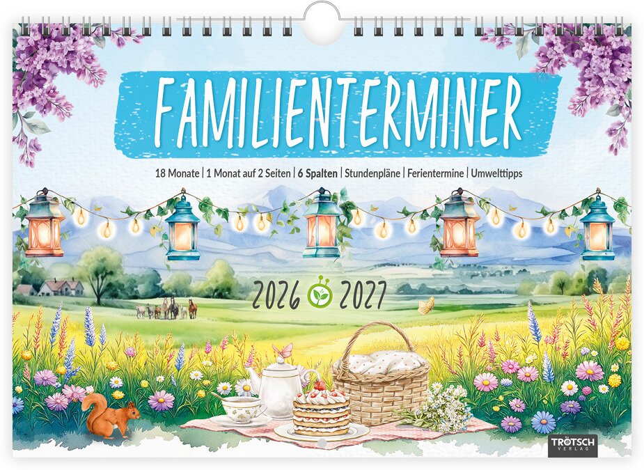 TRÖTSCH - Familienterminer Landgrüße für 18 Monate 2026/2027