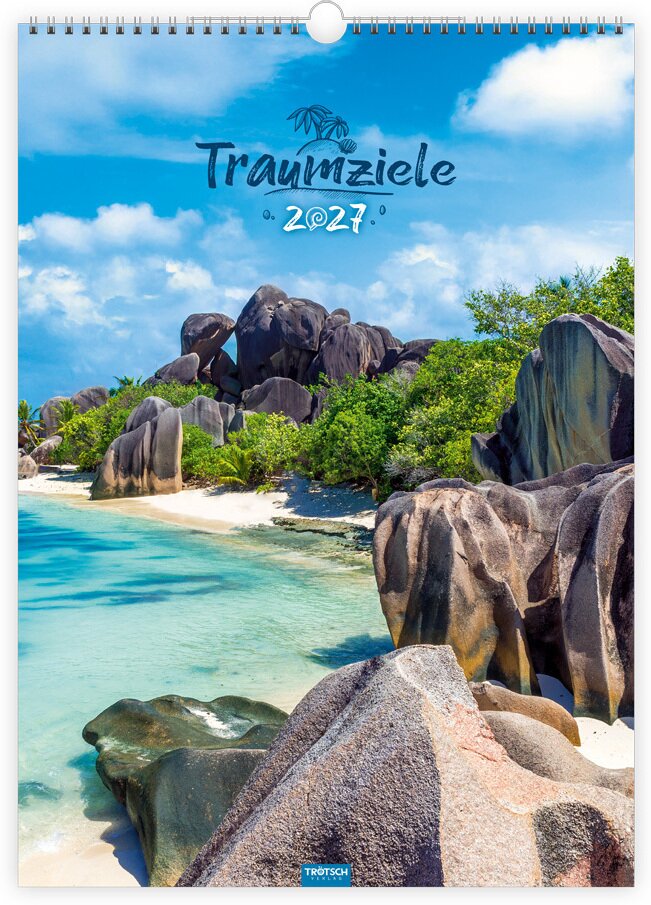 TRÖTSCH - Großbildkalender Traumziele 2027