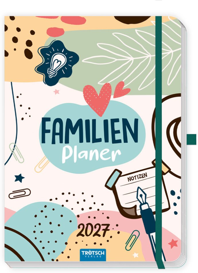 TRÖTSCH - Wochenbuch Familienplaner 2027
