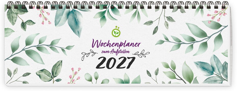TRÖTSCH - Wochenplaner zum Aufstellen Natur 2027