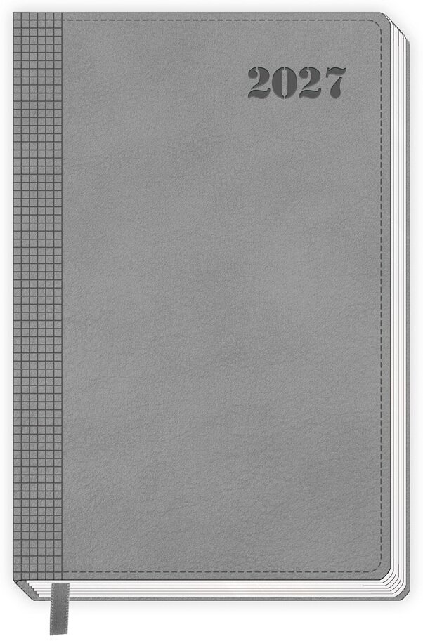 TRÖTSCH - Buchkalender A5 Grau 2027