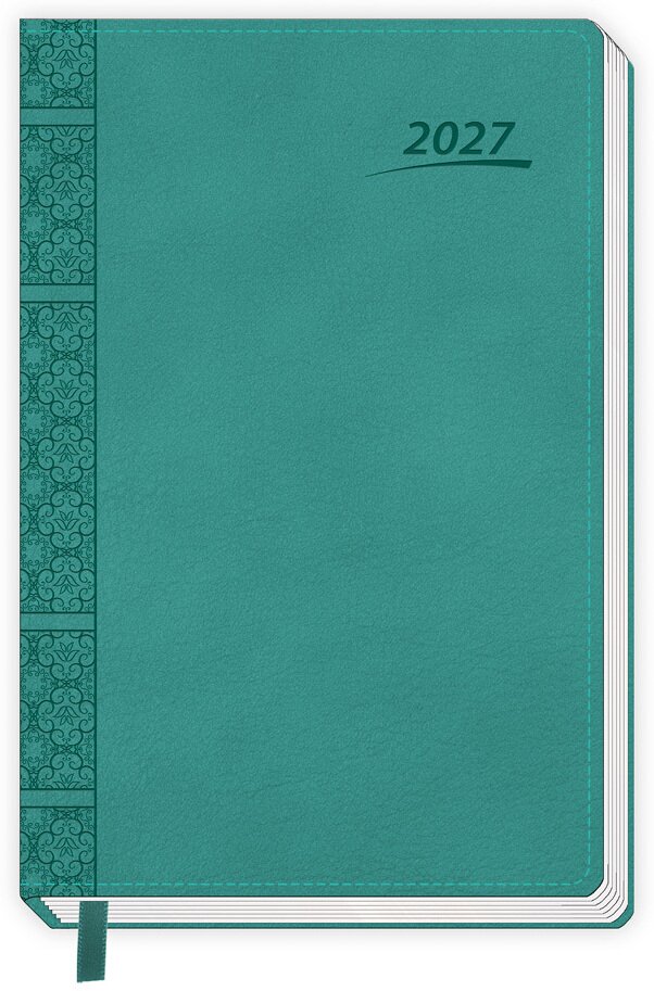 TRÖTSCH - Buchkalender A5 Aqua 2027