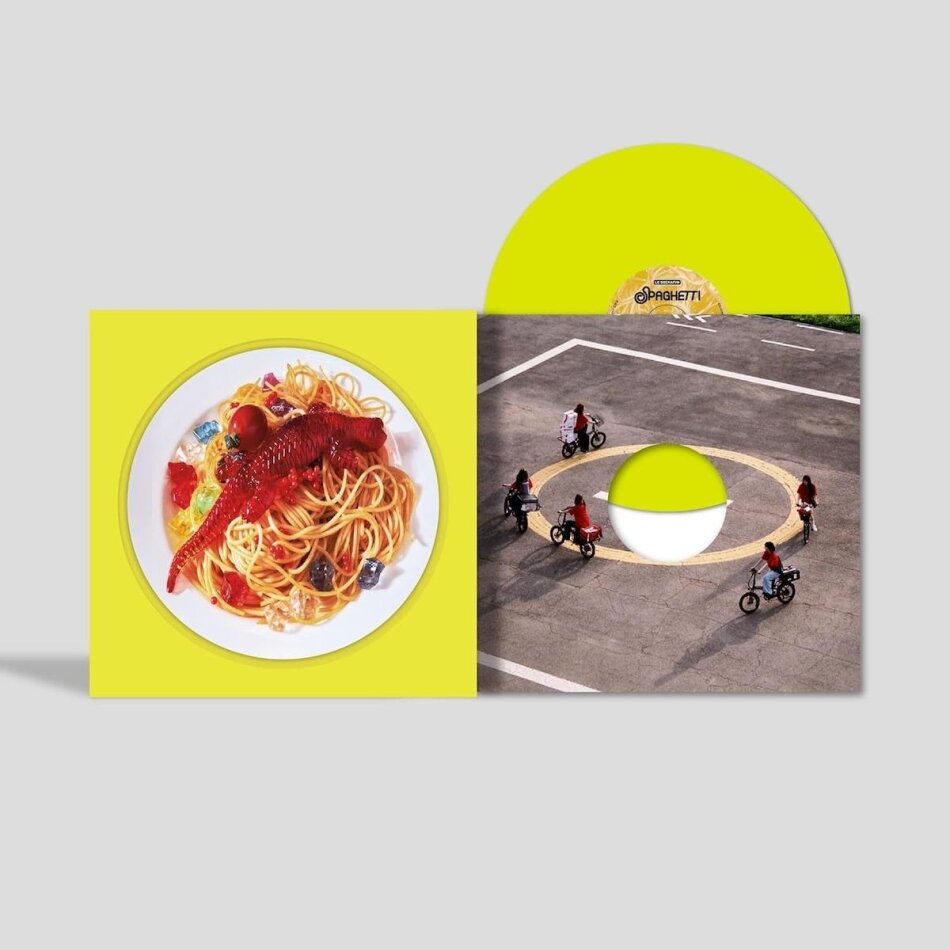 Le Sserafim (K-Pop) - 1St Single Album "Spaghetti" Limited Edition, Yellow Vinyl, 12" Maxi