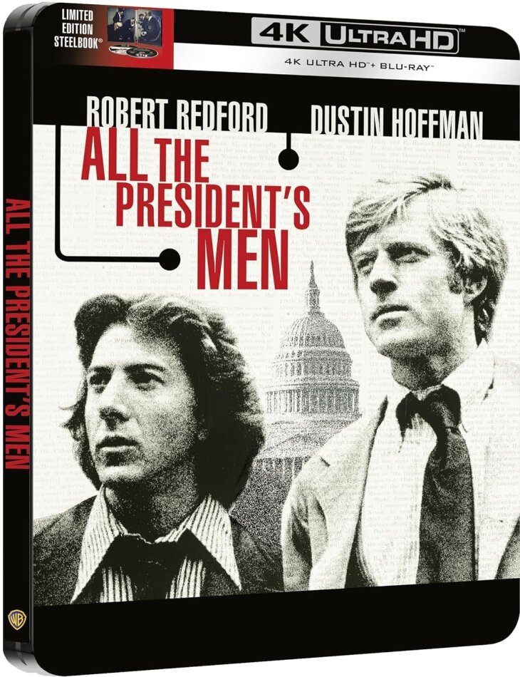 Tutti gli uomini del presidente (1976) Édition Limitée, Steelbook, 4K Ultra HD + Blu-ray
