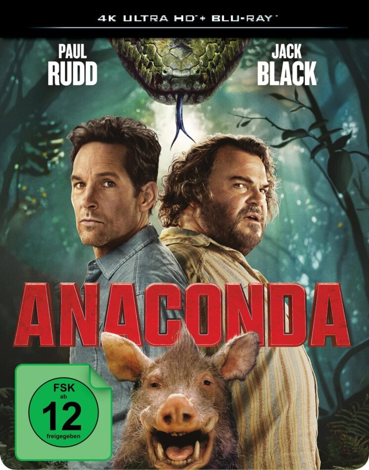 Anaconda (2025) Limited Edition, Steelbook, 4K Ultra HD + Blu-ray