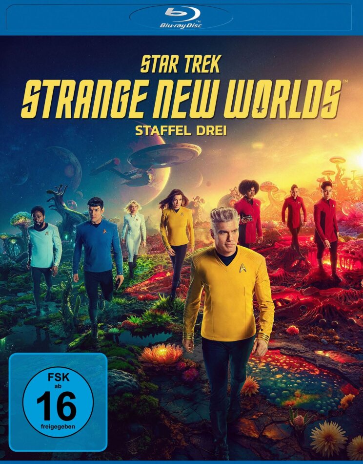 Star Trek: Strange New Worlds - Staffel 3 4 Blu-rays