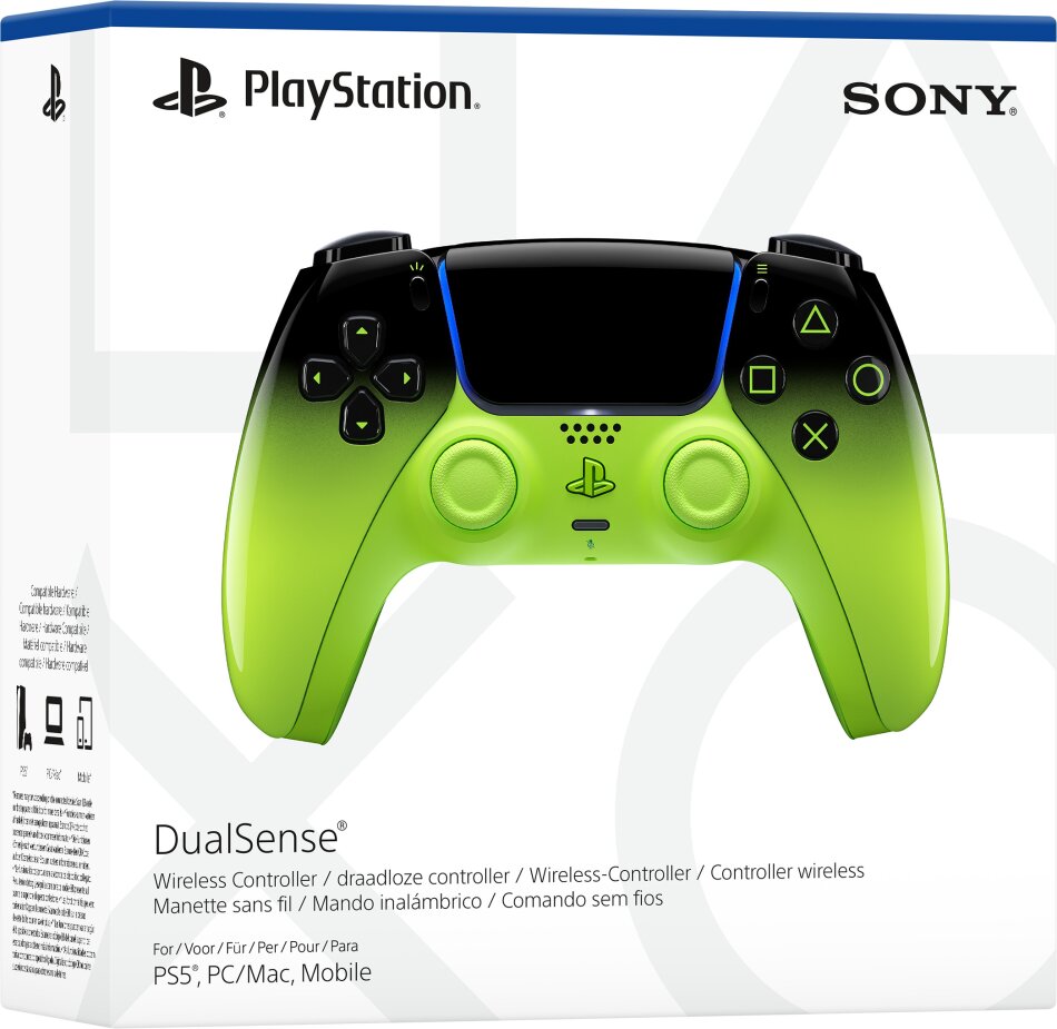 PS5 Controller DualSense V3 Hyperpop Remix Green