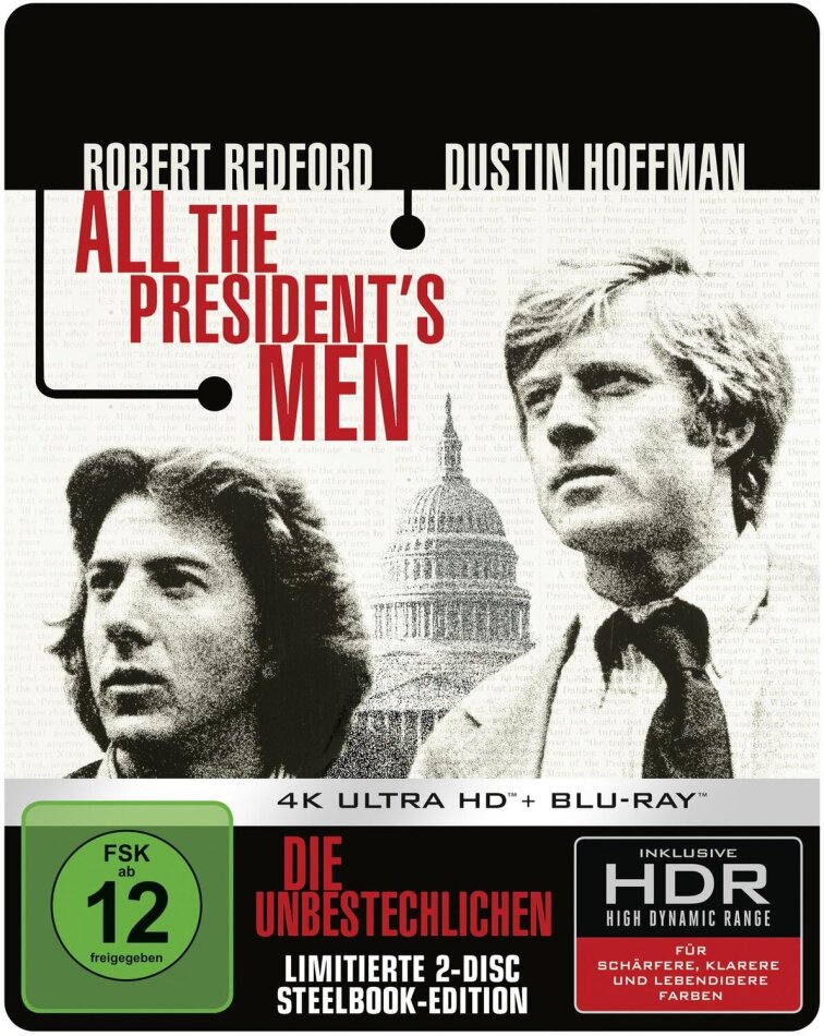 Die Unbestechlichen (1976) Limited Edition, Steelbook, 4K Ultra HD + Blu-ray
