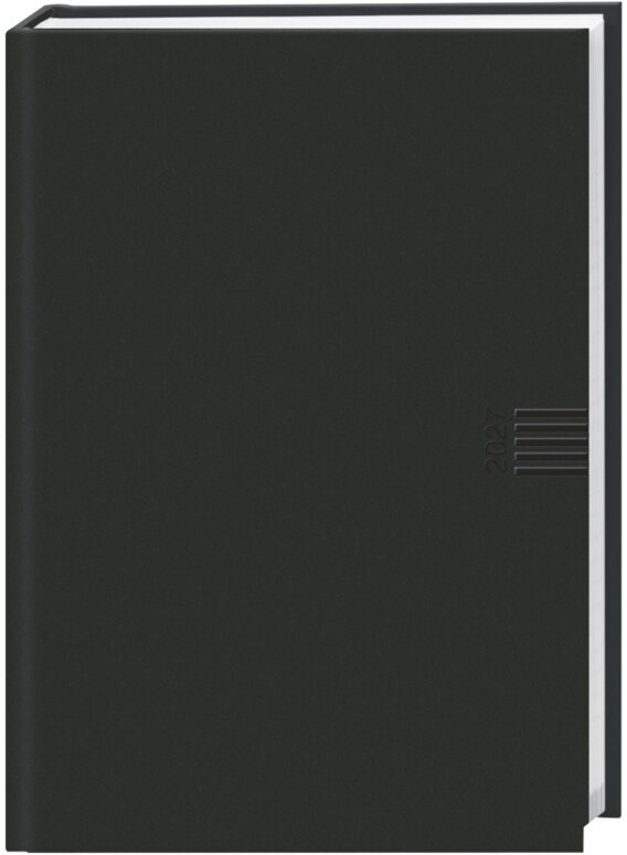 Wochen-Cheftimer A5 - schwarz 2027