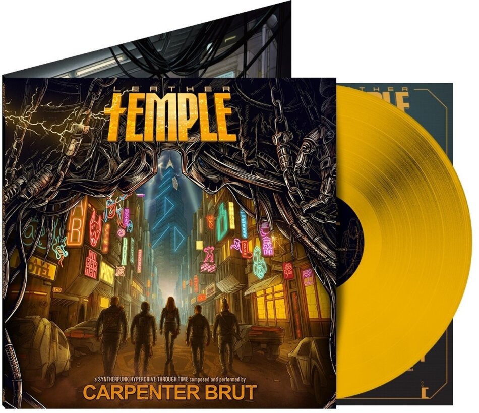 Carpenter Brut - Leather Temple Limited Edition, Yellow Vinyl, LP