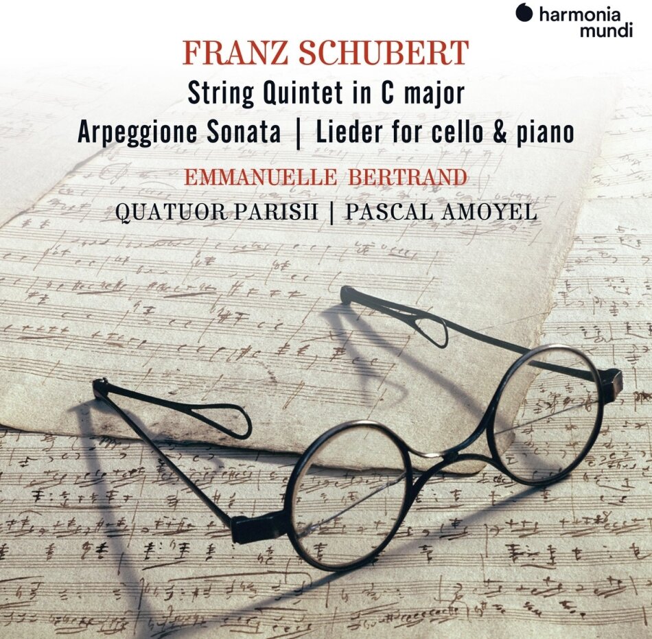 Quatuor Parisii, Franz Schubert (1797-1828), Emmanuelle Bertrand & Pascal Amoyel - Arpeggione Sonata, Quintet With 2 Cellos 2 CDs