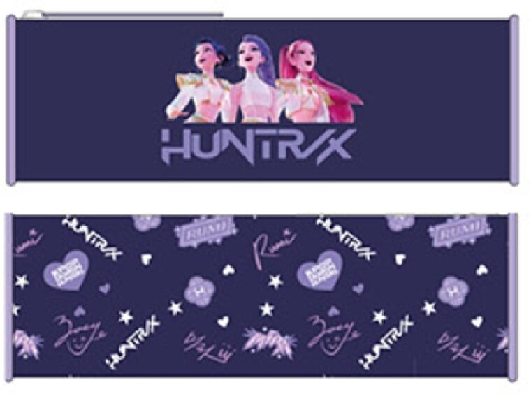 Trousse - Simple - Golden - KPop Demon Hunters - 21.5 cm