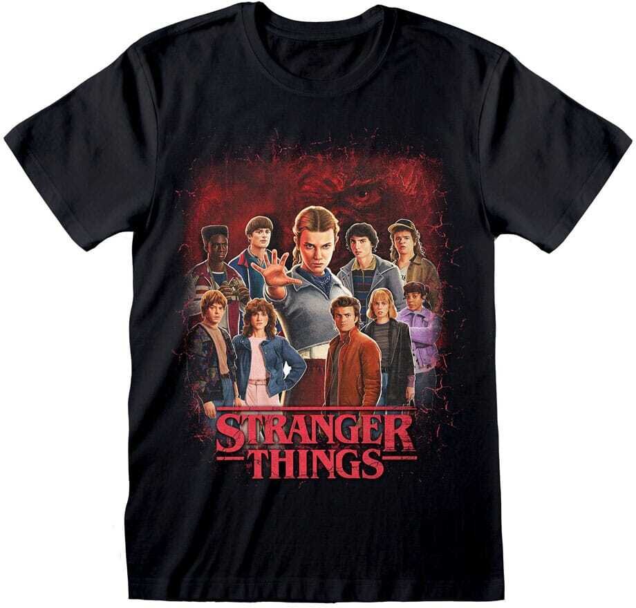 Stranger Things T-Shirt Group of all Characters