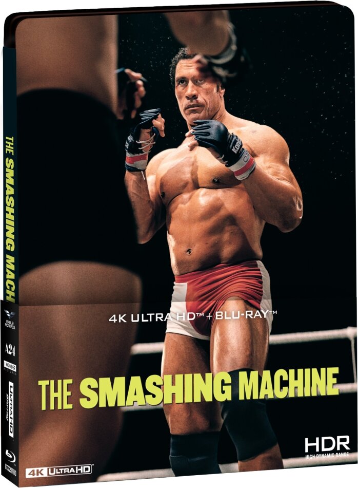 The Smashing Machine (2025) Limited Edition, Steelbook, 4K Ultra HD + Blu-ray
