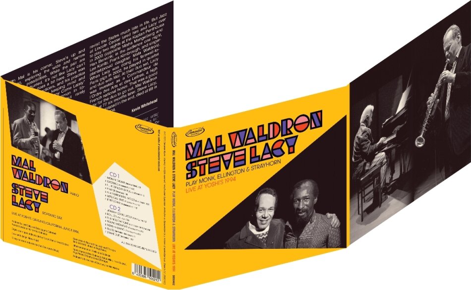 Mal Waldron & Steve Lacy - Play Monk, Ellington & Strayhorn - Live At Yoshi's 1994 Digipack, 2 CD